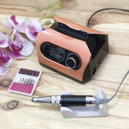 Фрезер Bucos Nail Drill ZS-717 Pro Orange (35000/65W) укр. інструкція + 6 фрез