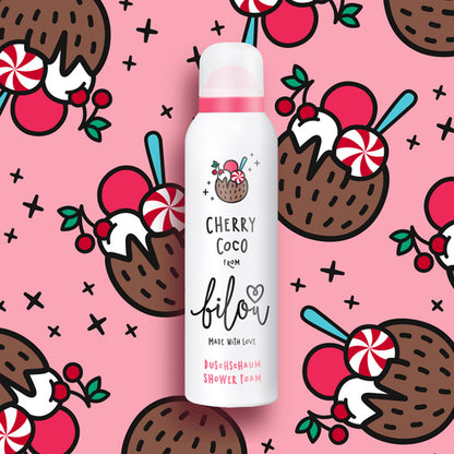Пінка для душу Bilou Shower Foam Cherry Coco, 200 мл