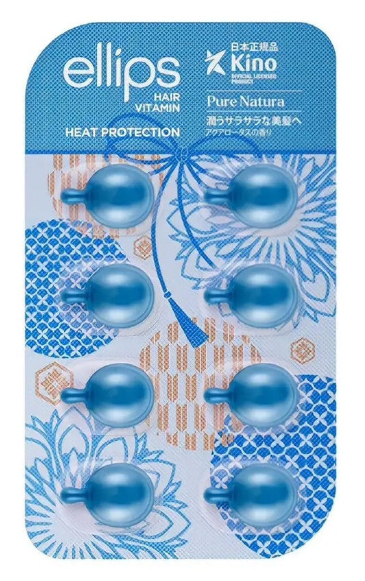 Вітаміни для волосся Сила Лотосу Ellips Hair Vitamin Heat Protection, 8x1 мл