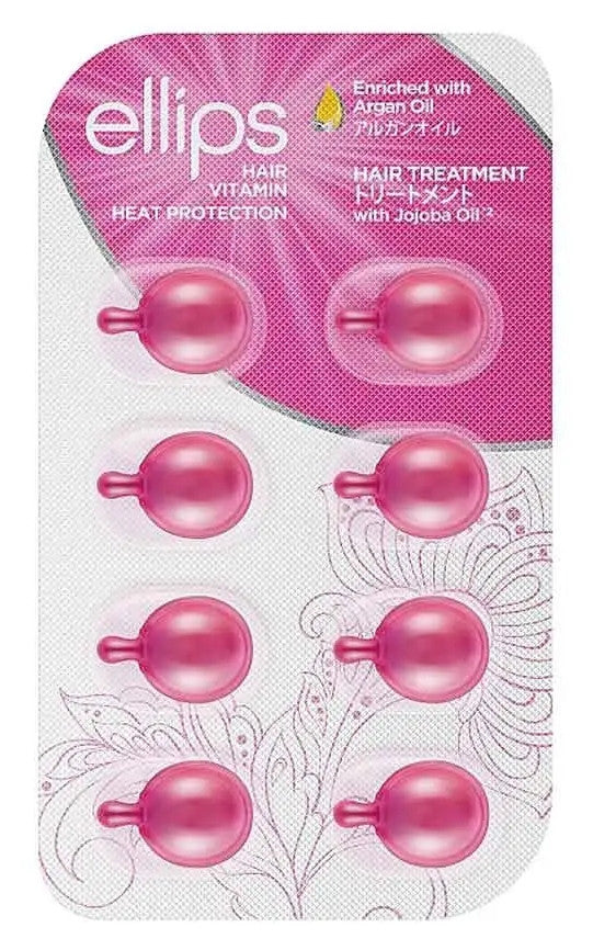 Вітаміни для волосся Терапія з олією Жожоба Ellips Hair Vitamin Treatment, 8x1 мл