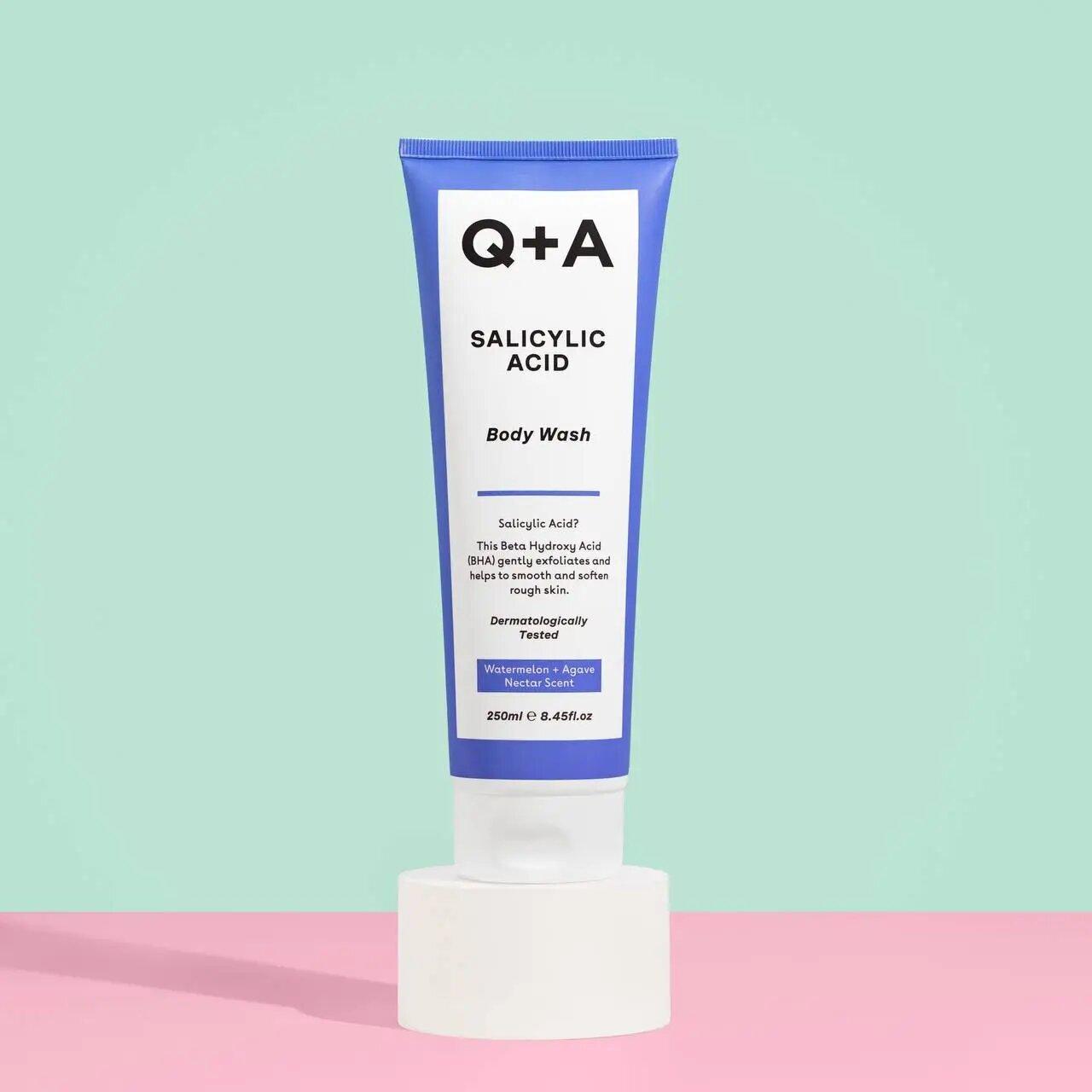 Гель для тіла очищуючий з саліциловою кислотою Q+A 250 мл