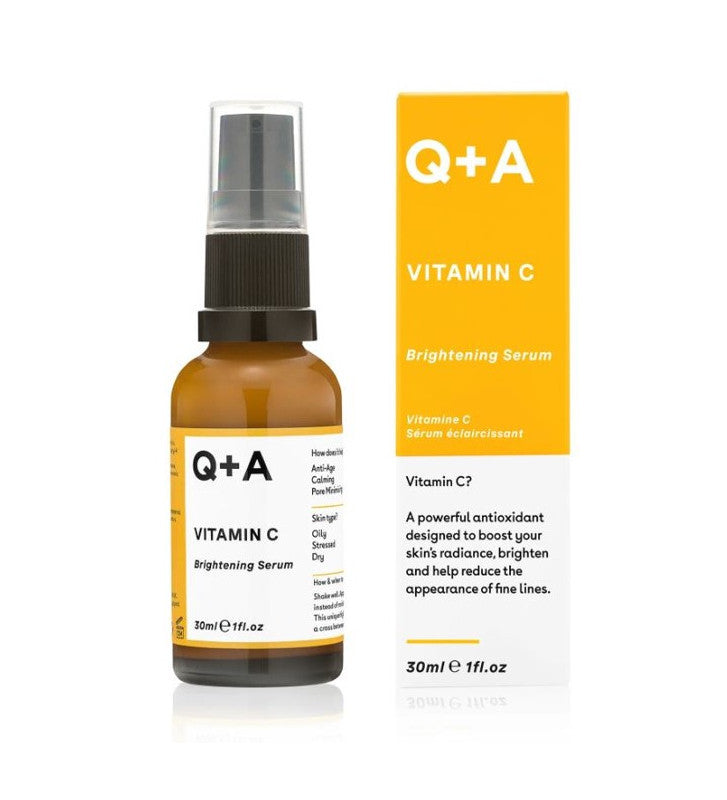 Сироватка для обличчя освітлююча з вітаміном С Q+A 30 мл