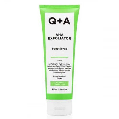 Скраб для тіла з AHA-кислотами Q+A 250ml