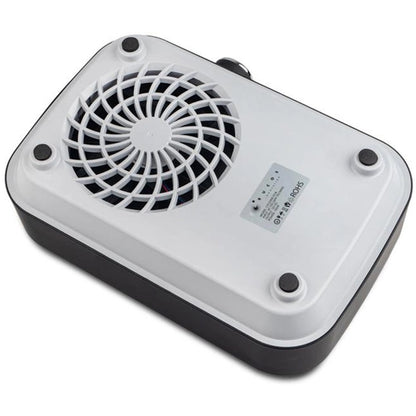 Витяжка для манікюру BUCOS Cyclone V3-B с НЕРА фільтром та акумулятором 100W Чорна