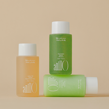 Набір для тіла Lime Sunday & Amber 528 Travel Shower Kit ANILLO 55мл*3шт