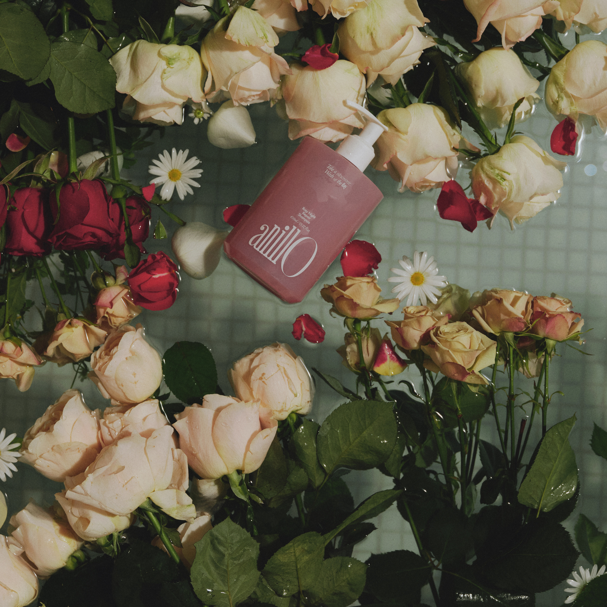 Шампунь відновлюючий для волосся Rosy Night Repair ANILLO 450 мл