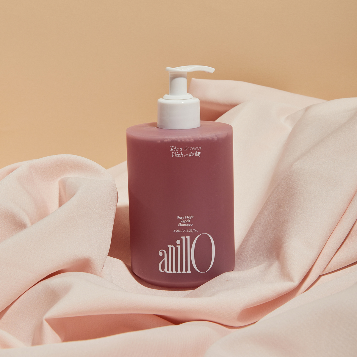 Шампунь відновлюючий для волосся Rosy Night Repair ANILLO 450 мл