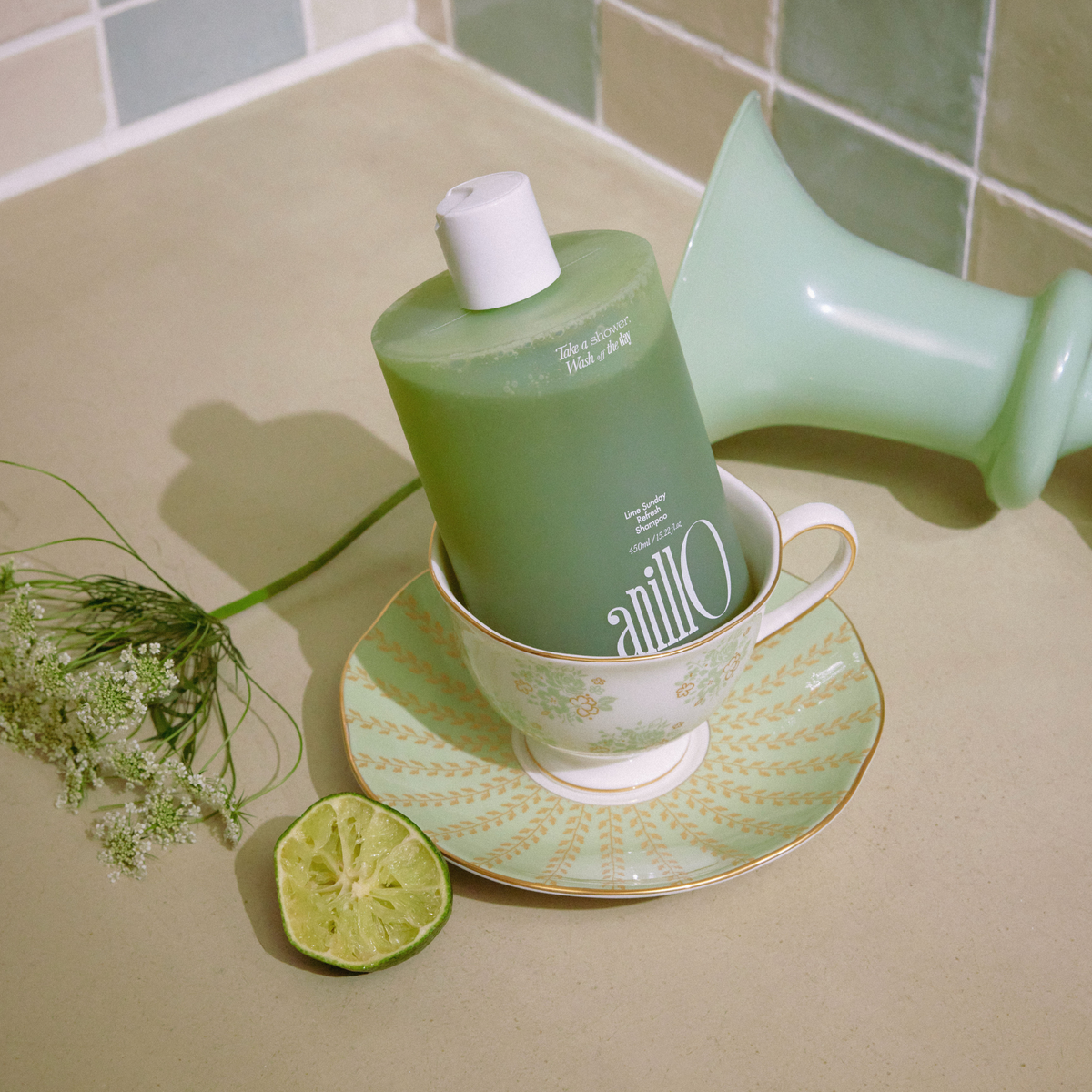 Шампунь освіжаючий для волосся Lime Sunday Refresh ANILLO 450 мл