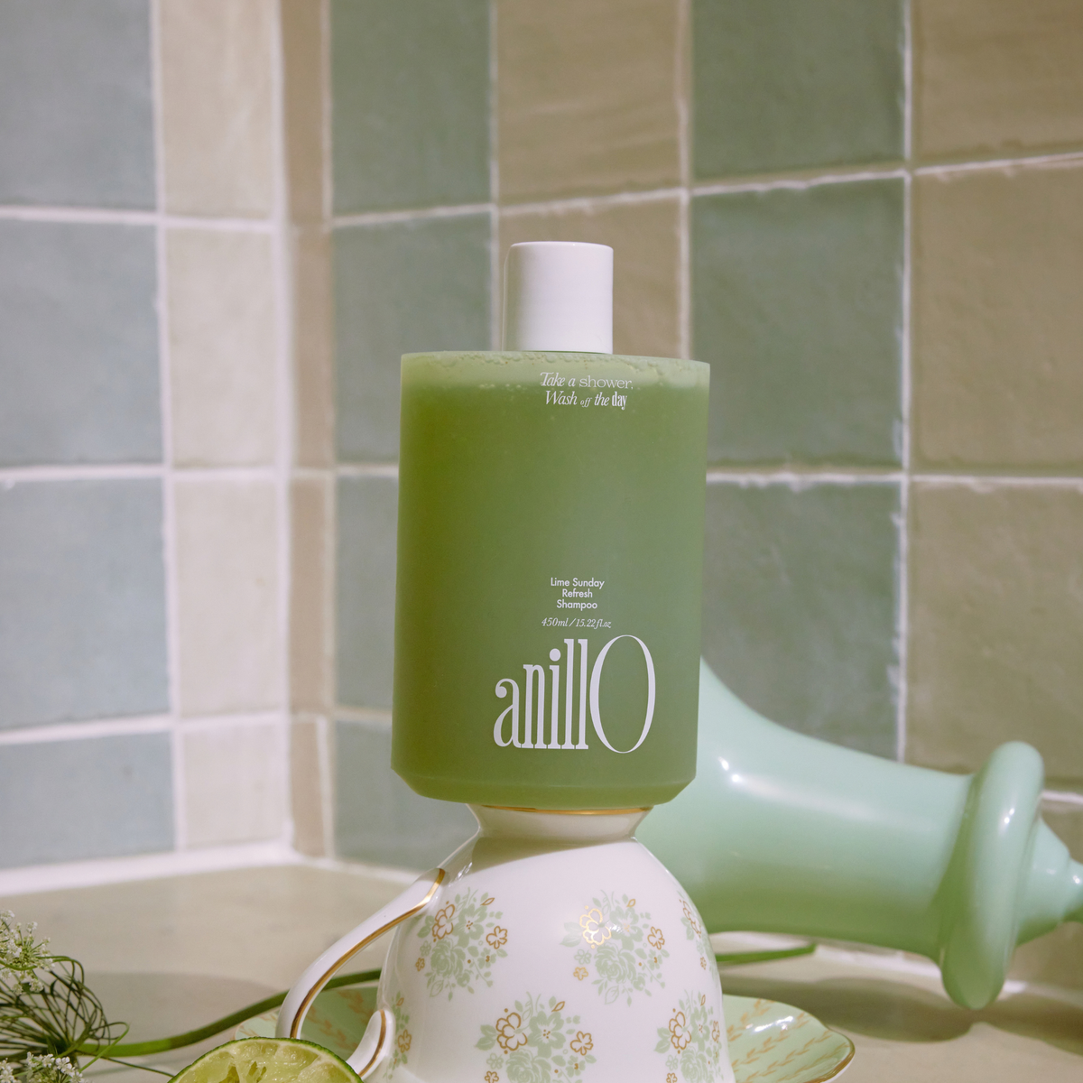 Шампунь освіжаючий для волосся Lime Sunday Refresh ANILLO 450 мл