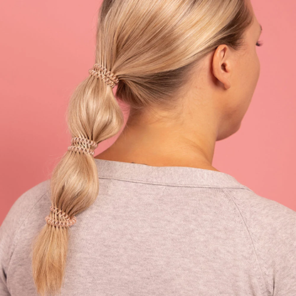 Резинка-браслет для волосся Slim Of Bronze And Beads Invisibobble
