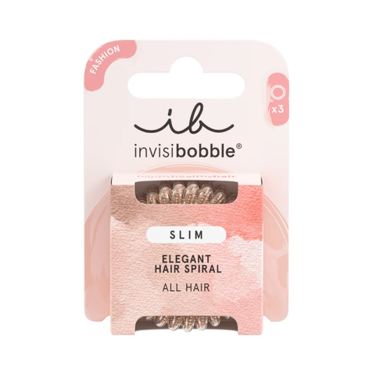 Резинка-браслет для волосся Slim Of Bronze And Beads Invisibobble