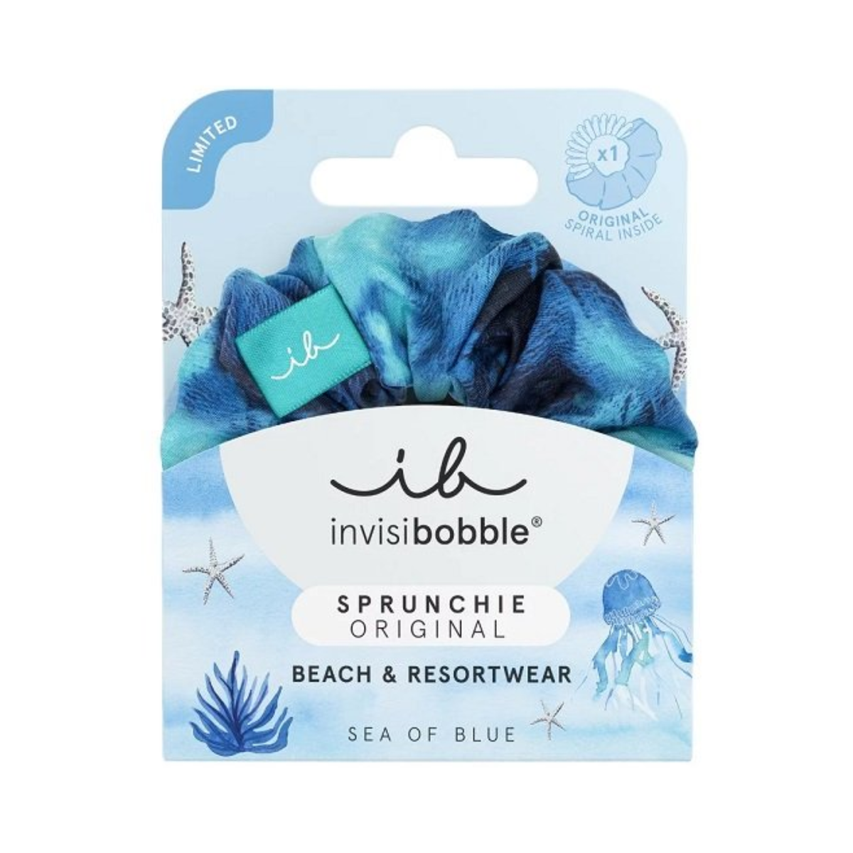 Резинка-браслет для волосся Sprunchie Bikini Sea of Blues Invisibobble