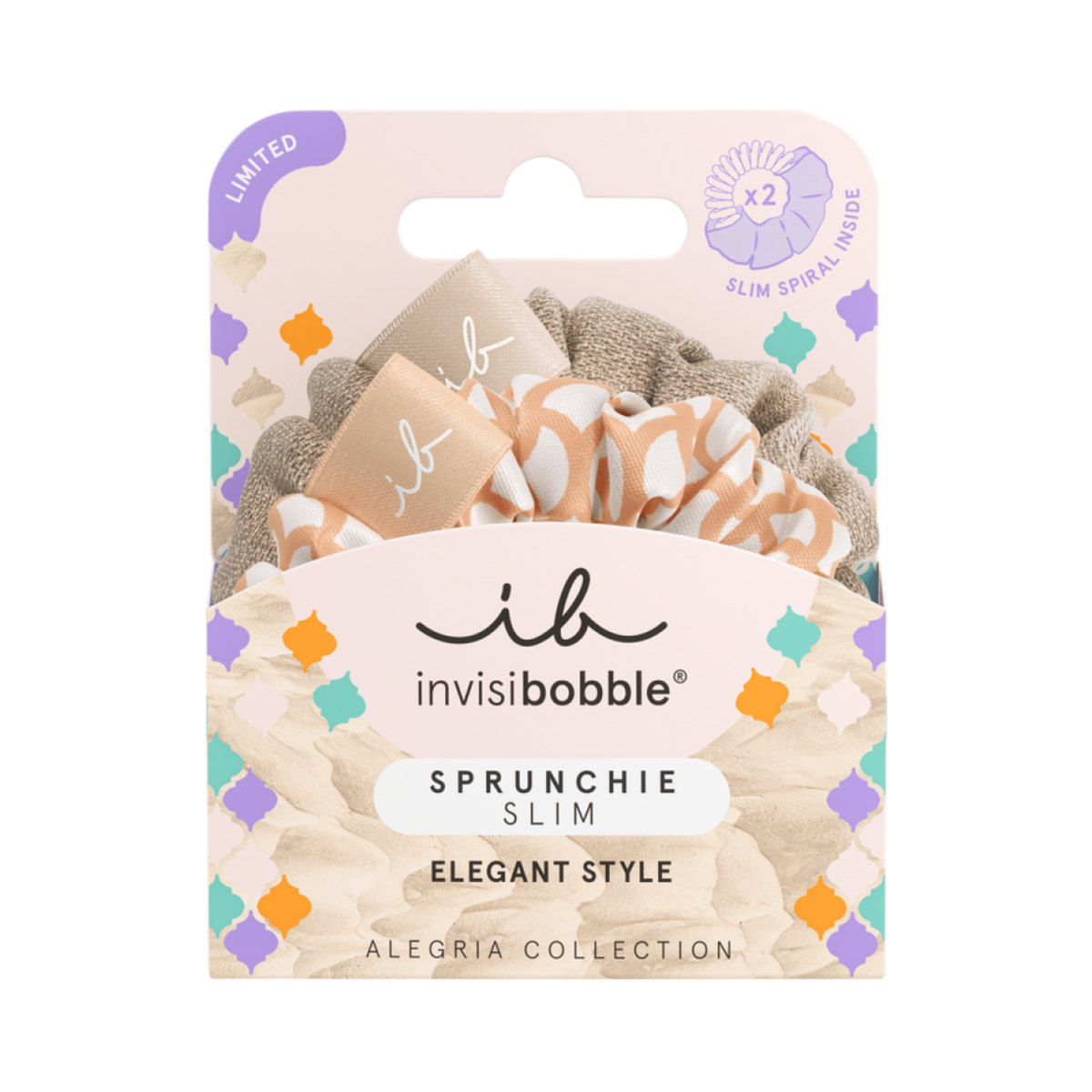 Резинка-браслет для волосся Sprunchie Slim Alegria Rooting for You Invisibobble