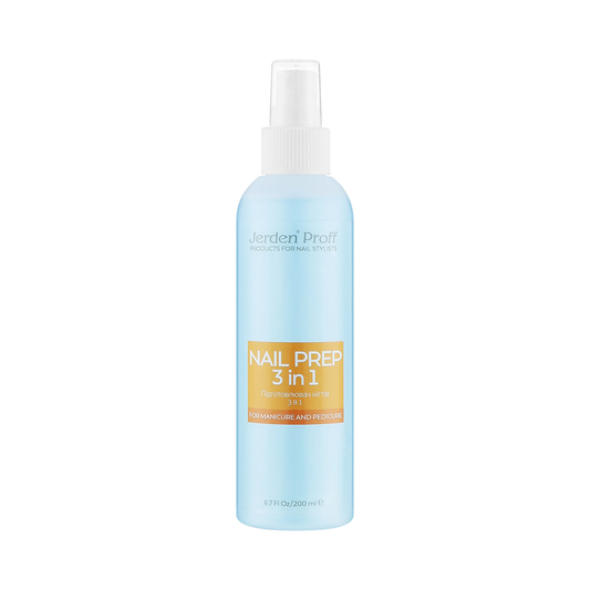 Очисник для нігтів 3 в 1 Nail Prep Jerden Proff 200 мл
