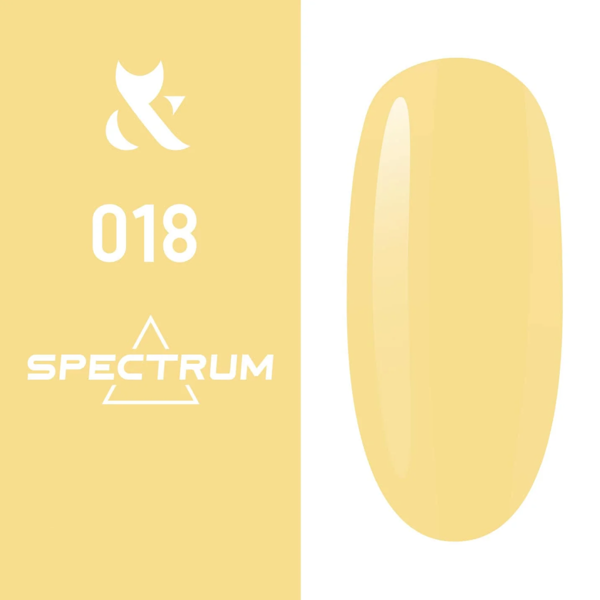 Гель-лак для нігтів Gel Polish Gold Spectrum FOX №018 7 мл