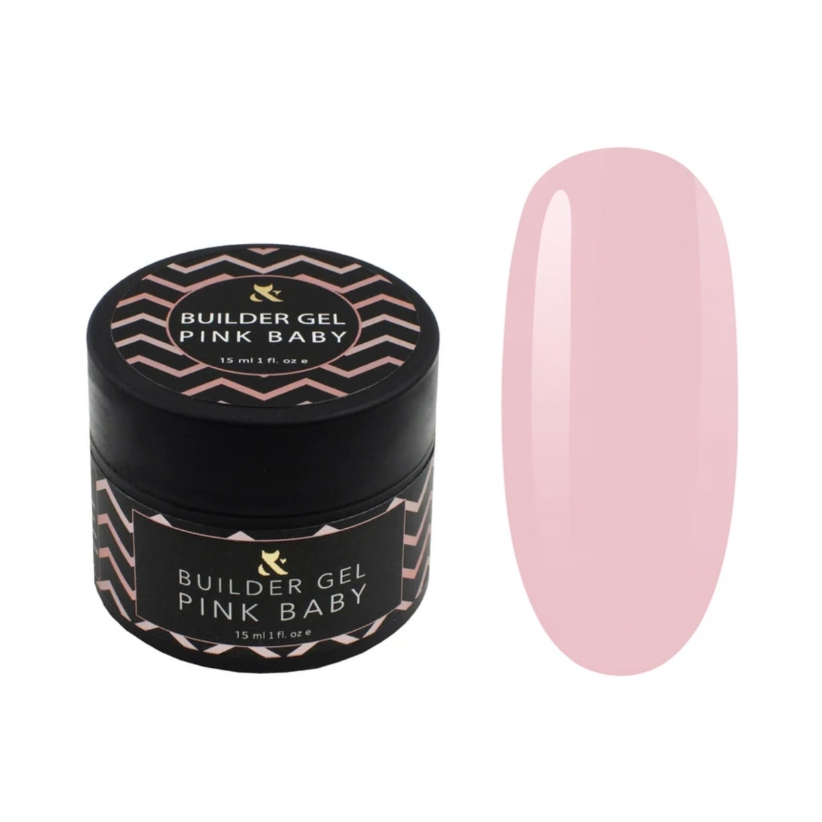 Моделювальний гель Builder Gel Pink Baby FOX 15 мл
