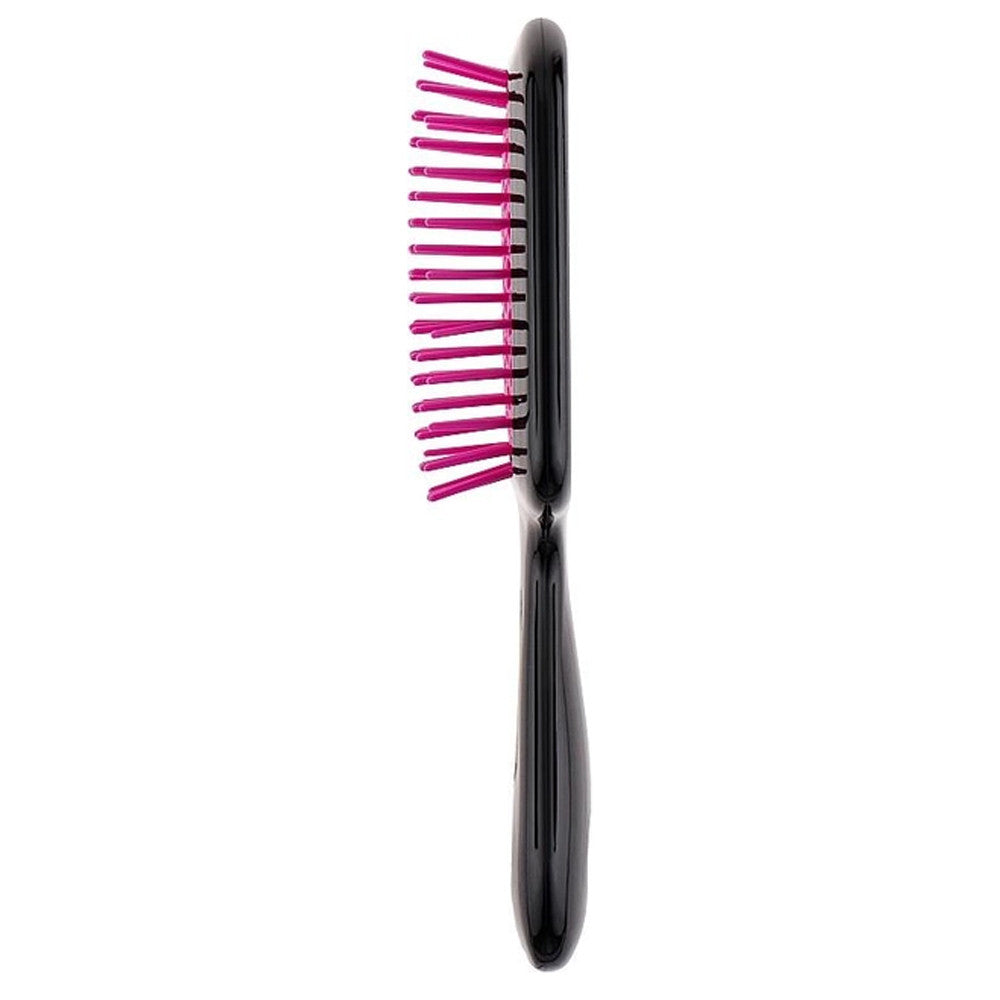 Щітка Janeke Superbrush Small чорна (фуксія серединка)