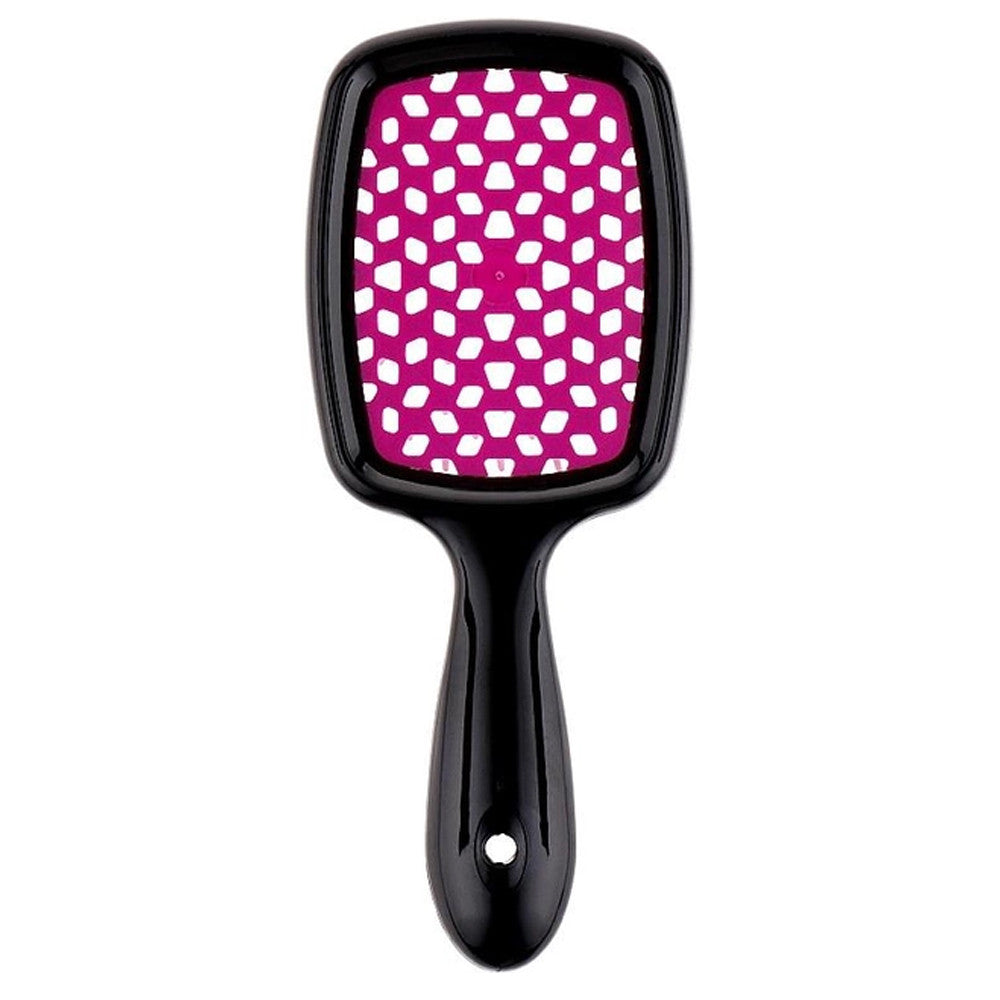 Щітка Janeke Superbrush Small чорна (фуксія серединка)