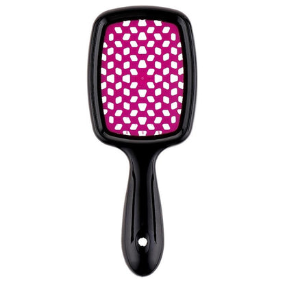 Щітка Janeke Superbrush Small чорна (фуксія серединка)