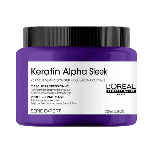 Маска для гладкості і контролю пухнастості Keratin Alpha Sleek L'Oreal Professionnel 500 мл