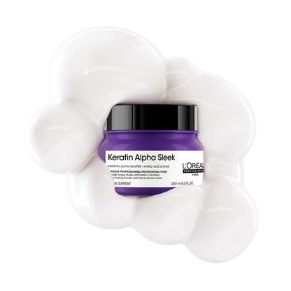 Маска для гладкості і контролю пухнастості Keratin Alpha Sleek L'Oreal Professionnel 250 мл