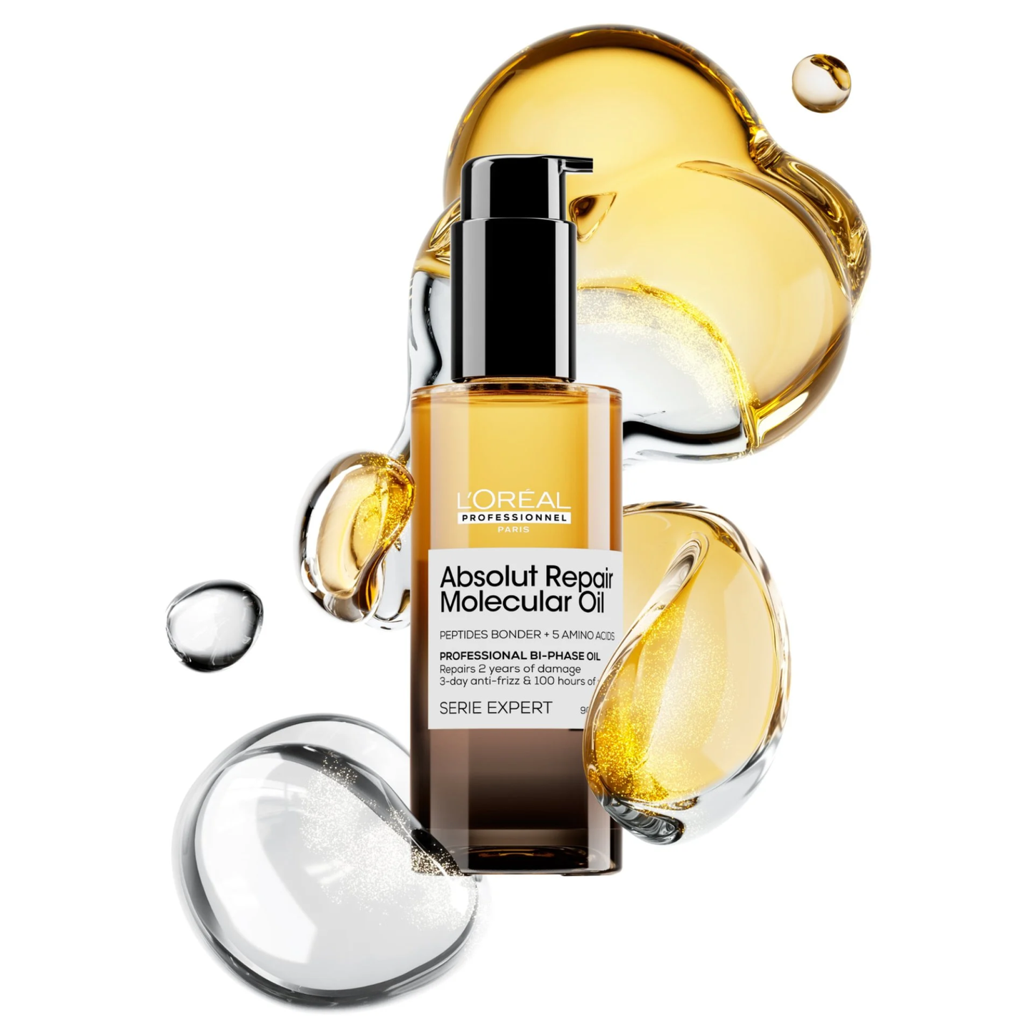Олійка двофазна для молекулярного відновлення Absolut Repair Molecular L'Oreal Professionnel 90 мл