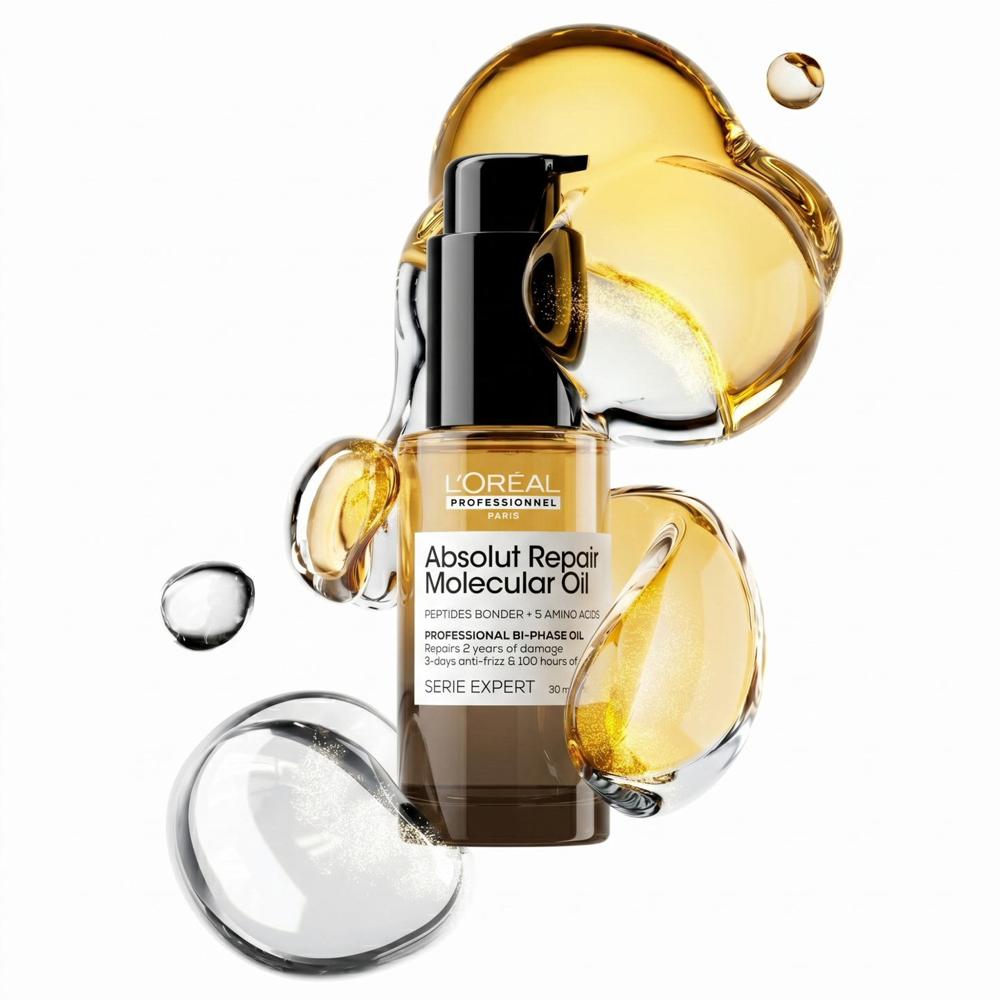 Олійка двофазна для молекулярного відновлення Absolut Repair Molecular L'Oreal Professionnel 30 мл