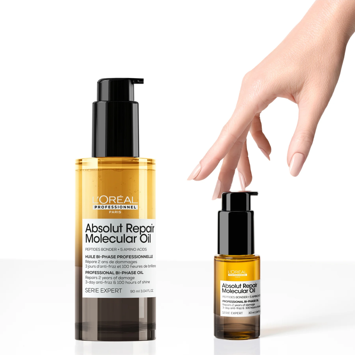 Олійка двофазна для молекулярного відновлення Absolut Repair Molecular L'Oreal Professionnel 30 мл