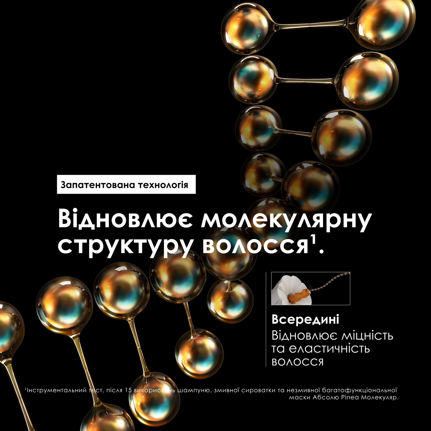 Сироватка змивна для молекулярного відновлення Absolut Repair Molecular L'Oreal Professionnel 250 мл