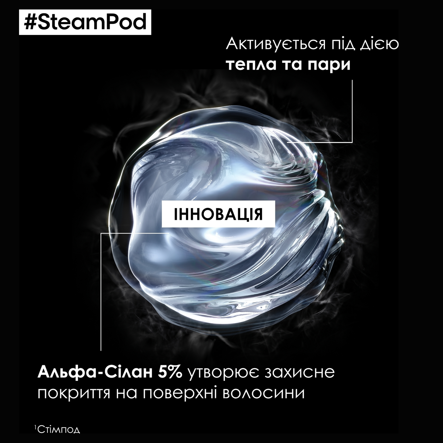 Сироватка термозахисна для розгладження волосся SteamPod L'Oreal Professionnel 50 мл