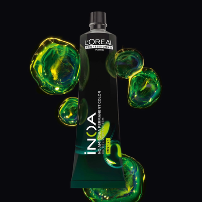 Крем-фарба для волосся без аміаку Inoa Mix 1+1 L'Oreal Professionnel №10.21 Дуже яскравий перламутровий блонд попелястий 60 мл