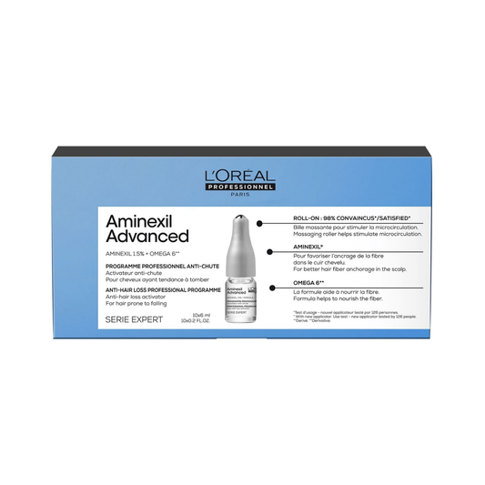 Ампули проти випадіння волосся Serie Expert Aminexil Advanced L'Oreal Professionnel 10x6 мл