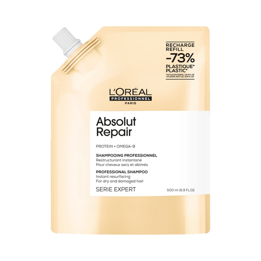 Відновлюючий шампунь для пошкодженого волосся РЕФІЛ ФОРМАТ Absolut Repair L'Oreal Professionnel 500 мл