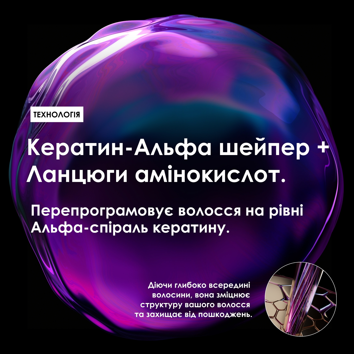Засіб-трансформер для гладкості і контролю пухнастості Keratin Alpha Sleek L'Oreal Professionnel 200 мл
