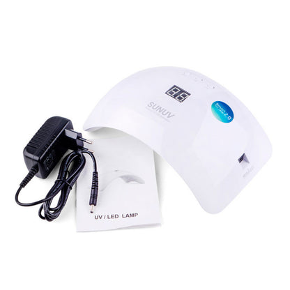 Професійна LED-лампа для полімерізації гелю SUN 8 LED/UV White Original 48W