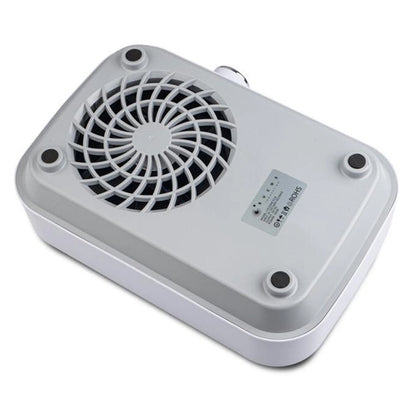 Витяжка для манікюру BUCOS Cyclone V3-B с НЕРА фільтром та акумулятором 100W Біла