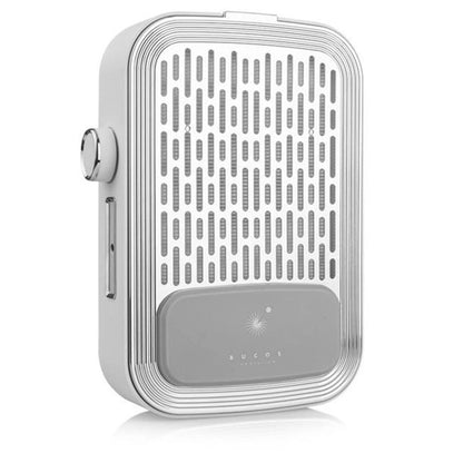 Витяжка для манікюру BUCOS Cyclone V3-B с НЕРА фільтром та акумулятором 100W Біла