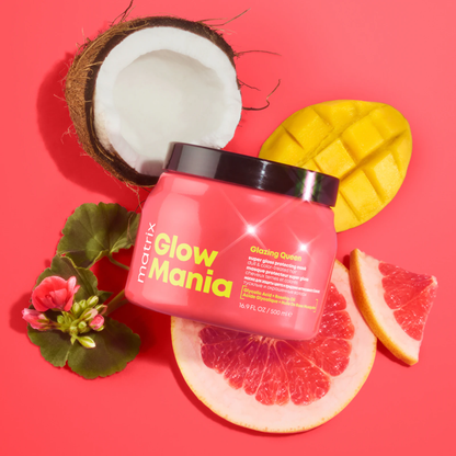 Маска для захисту кольору та блиску фарбованого волосся Glow Mania Glazing Queen Matrix 500 мл