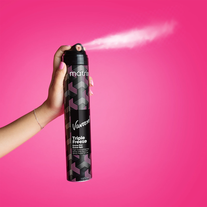 Лак сухий для екстрафіксації з потрійним дифузором Vavoom Triple Freeze Extra Dry Matrix 300 мл