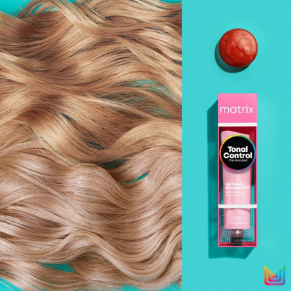 Тонер для волосся на кислій основі Tonal Color Pre-Bonded Acidic Gel Toner Matrix 9RG 90 мл