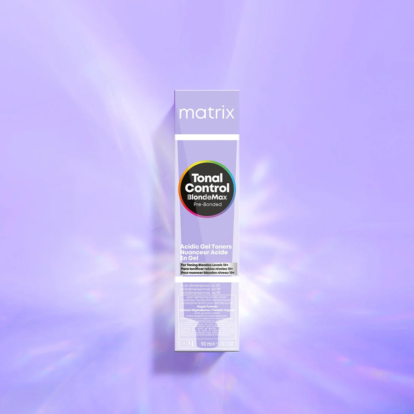 Тонер гелевий для волосся на кислій основі Tonal Control Blonde Max Pre-Bonded Gel Toner Matrix 10AG 90 мл