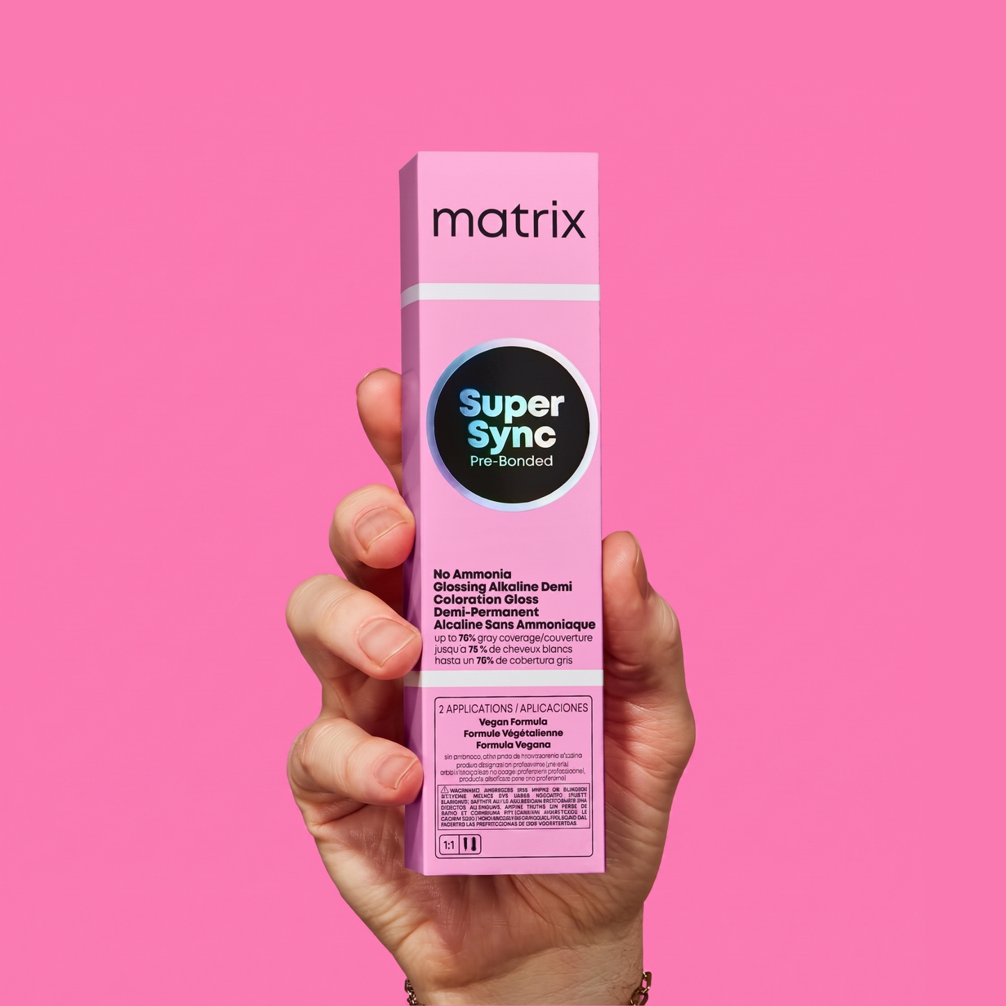 Тонер безаміачний для волосся Super Sync Pre-Bonded Matrix CLEAR 90 мл