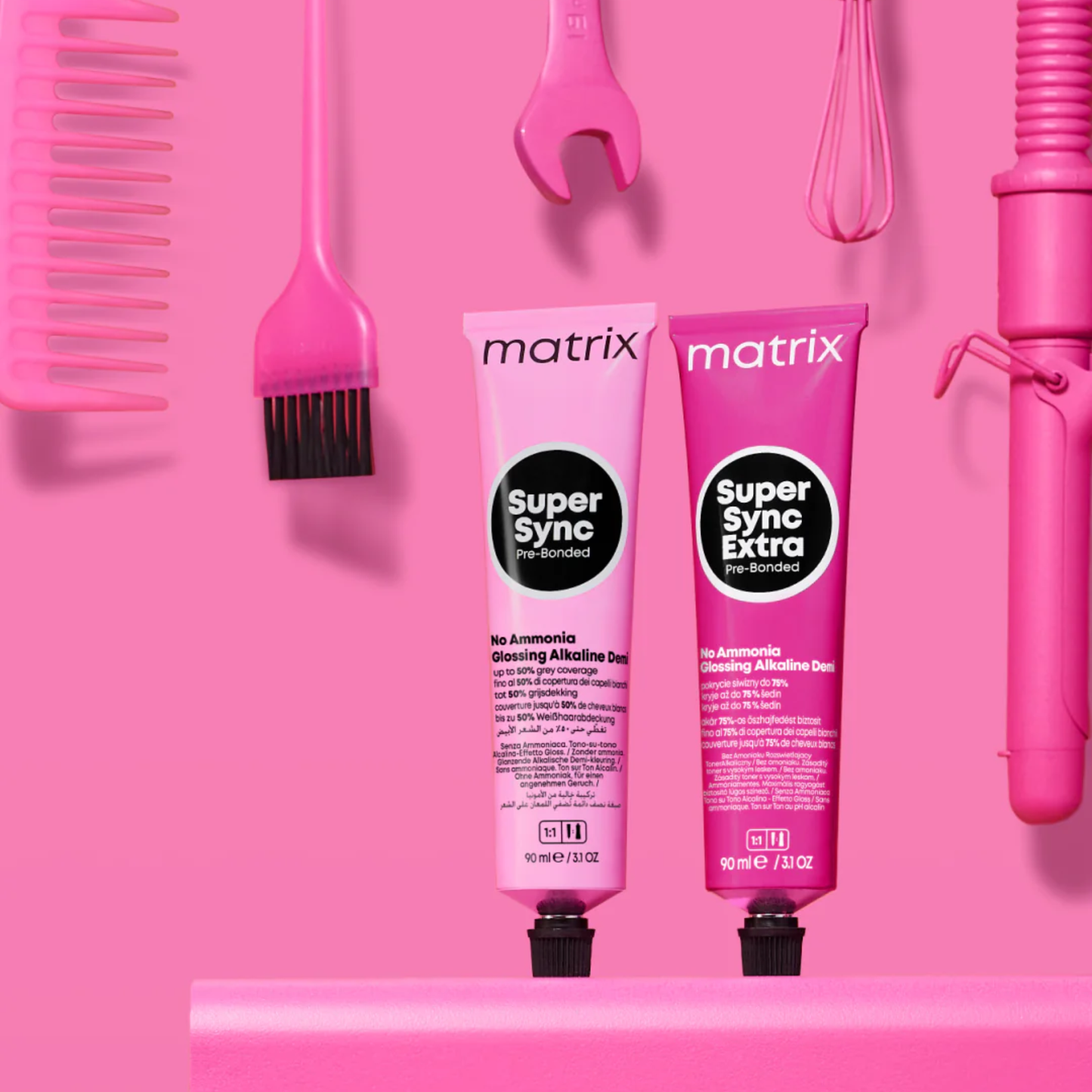 Тонер безаміачний для волосся Super Sync Extra Pre-Bonded Matrix 10NN 90 мл