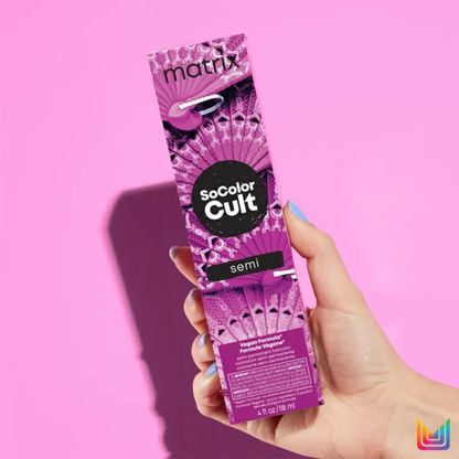 Семі-перманентна фарба прямої дії для волосся Socolor Cult Semi-Permanent Haircolor Matrix Фламенко Фуксія 90 мл