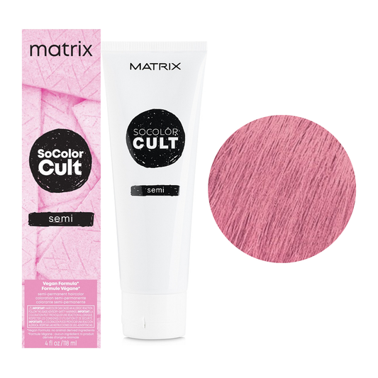 Семі-перманентна фарба прямої дії для волосся Socolor Cult Semi-Permanent Haircolor Matrix Рожевий Баблгам 118 мл