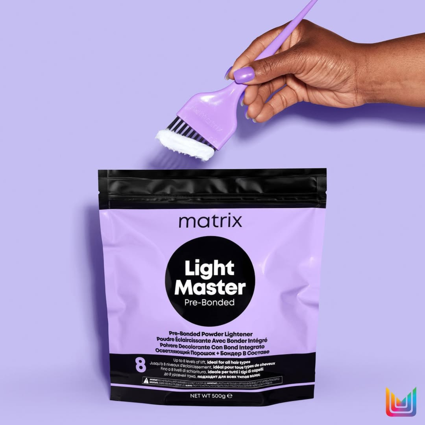 Порошок з бондером для освітлення волосся до 8 рівнів тону Light Master Pre-Bonded Matrix 500 г