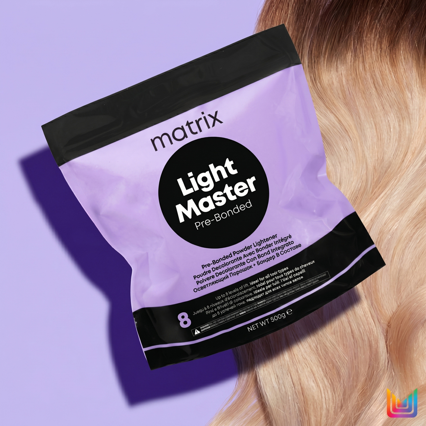 Порошок з бондером для освітлення волосся до 8 рівнів тону Light Master Pre-Bonded Matrix 500 г