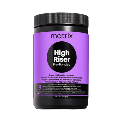 Порошок для освітлення волосся до 9 рівнів тону High Riser Pre-Bonded Matrix 500 г