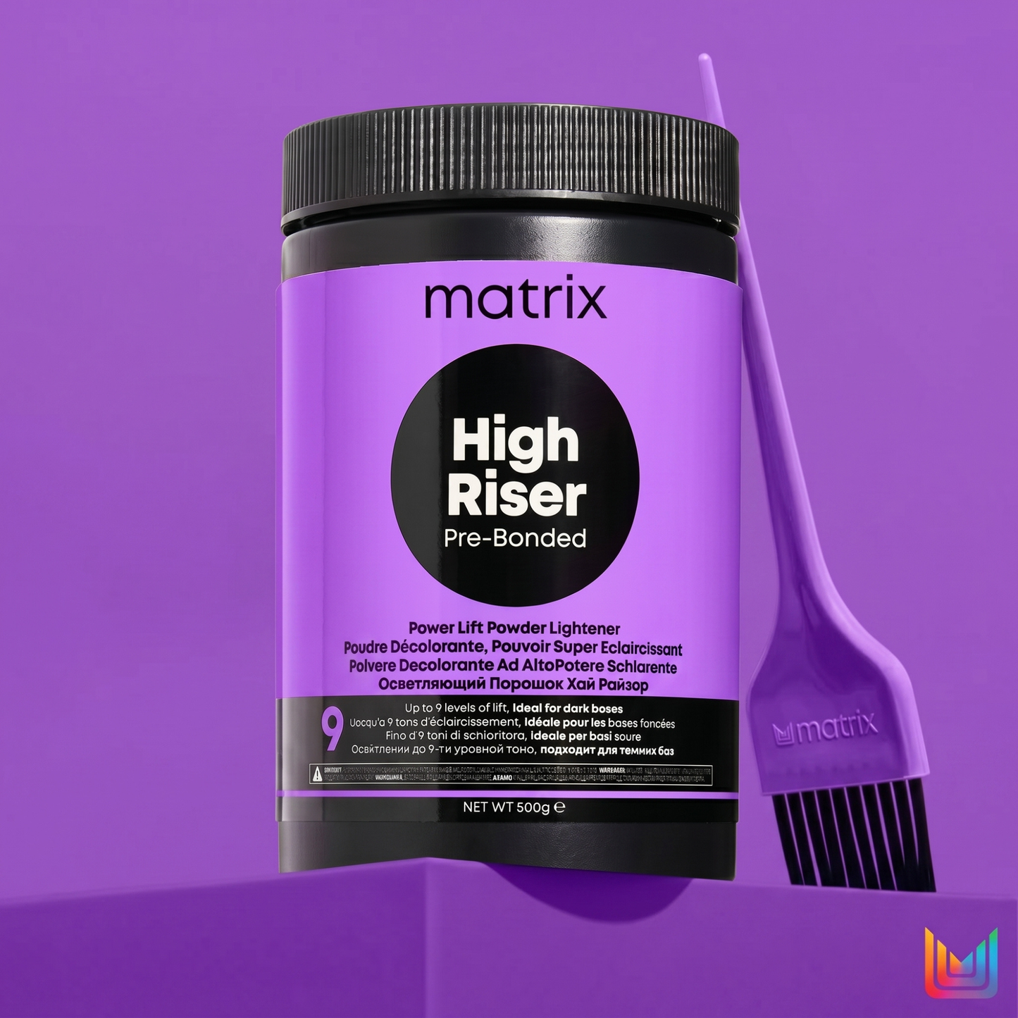 Порошок для освітлення волосся до 9 рівнів тону High Riser Pre-Bonded Matrix 500 г