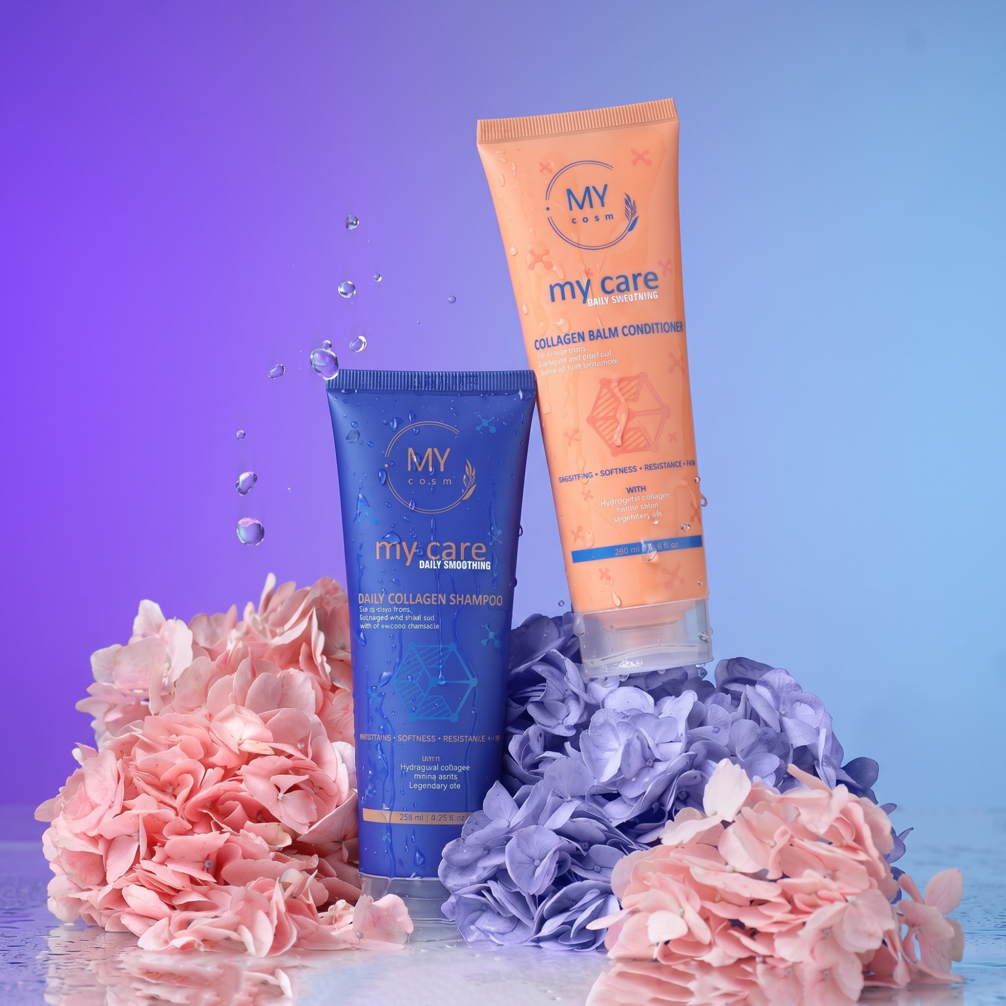 Кондиціонер для волосся щоденний розгладжуючий Daily Smoothing Collagen MY cosm, 250 мл